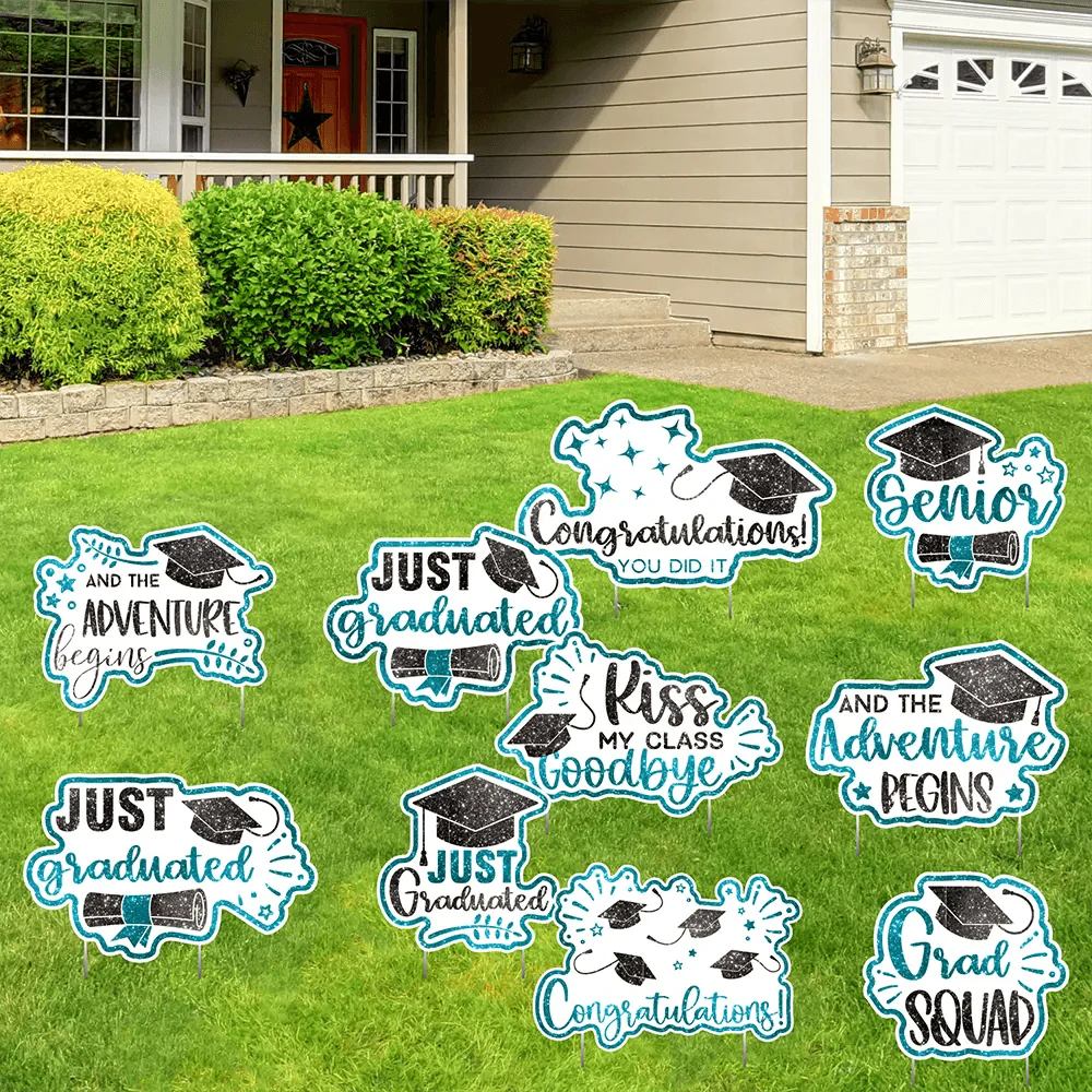 15" Graduation Sayings Yard Card Bundle | 10 pc Set - Image 12