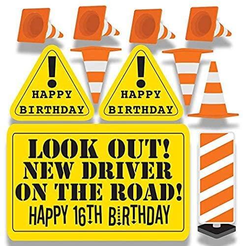 Look Out! New Driver On The Road! 16th Birthday Yard Decoration - Image 2