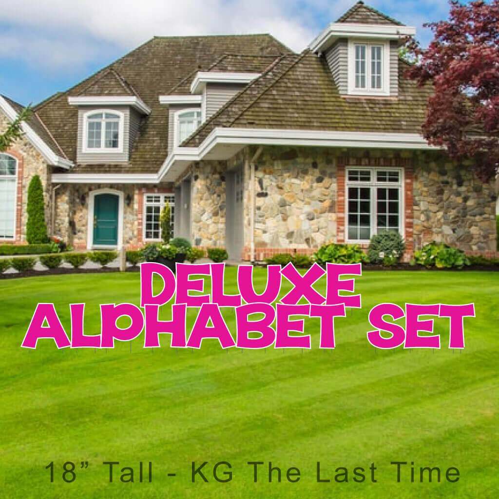 18" KG The Last Time Solid Color Deluxe Alphabet Set - 130 pcs - Image 11