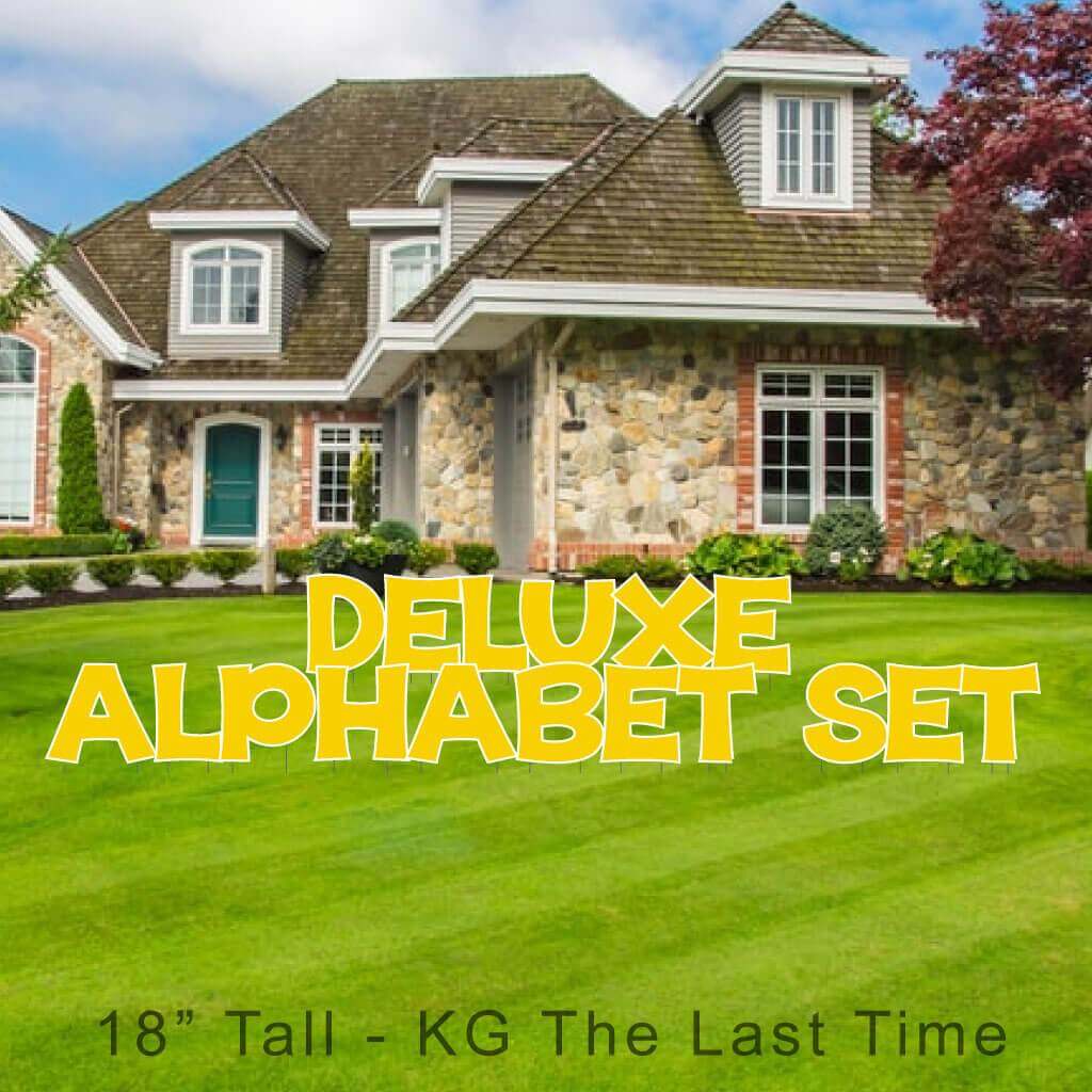 18" KG The Last Time Solid Color Deluxe Alphabet Set - 130 pcs - Image 7