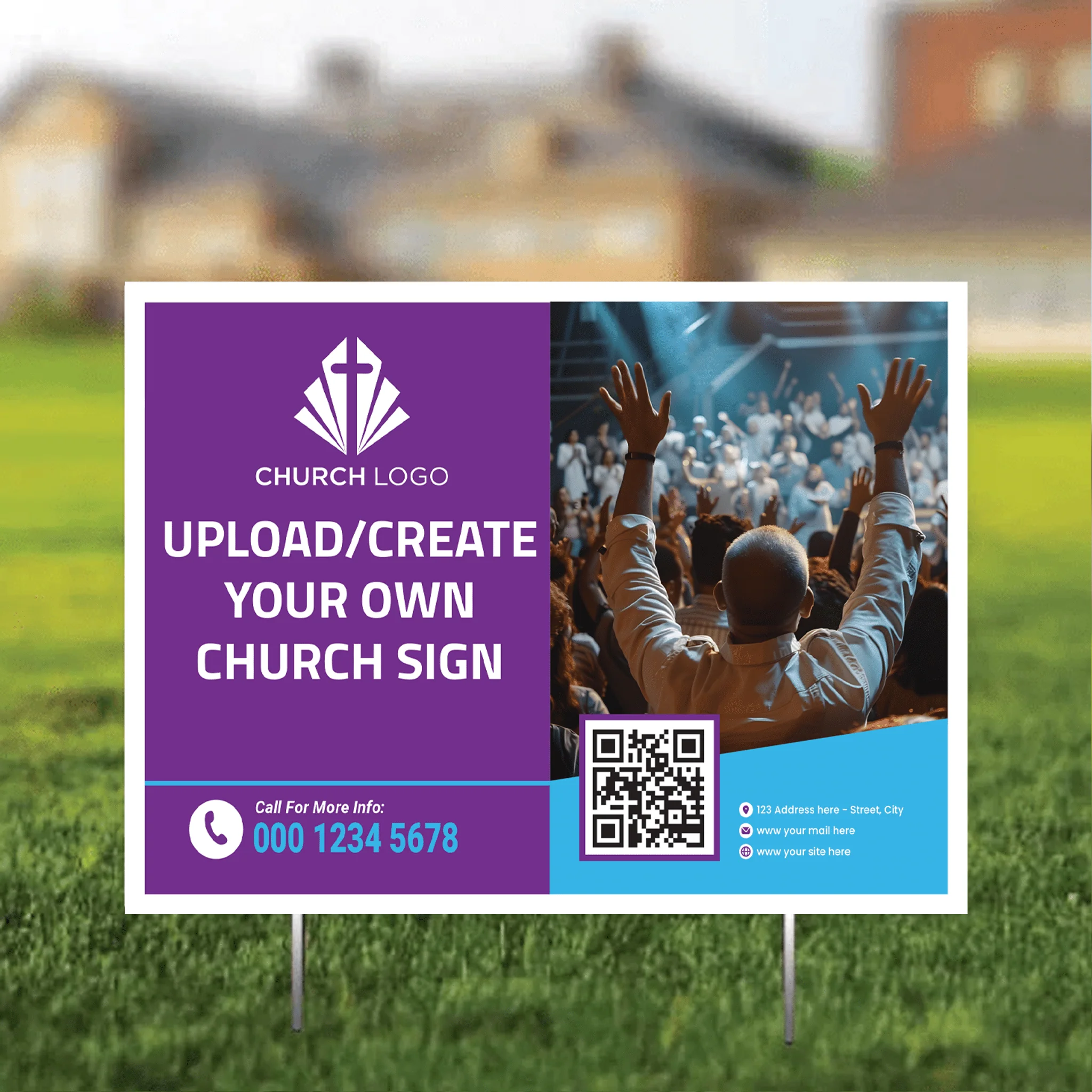 Custom Church Yard Signs | 18"x24" - Image 6
