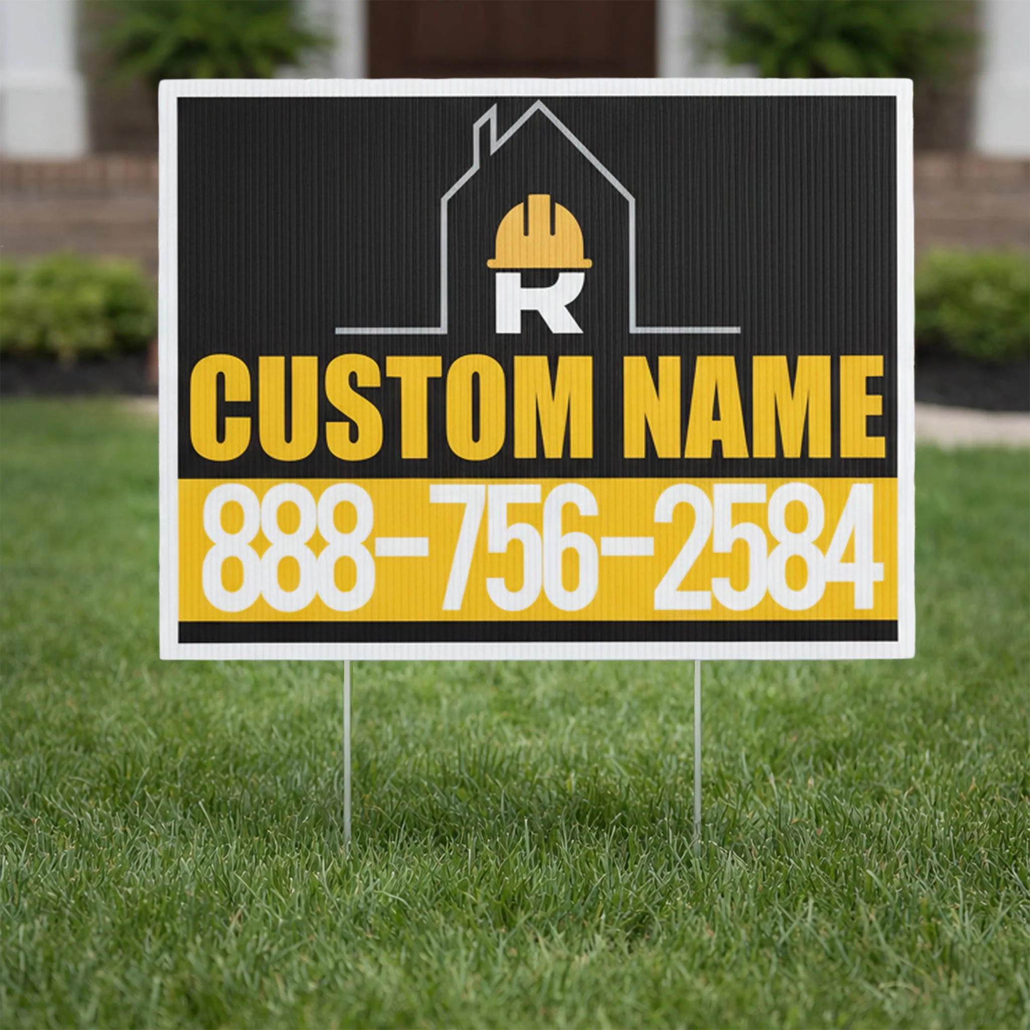 18"x24" Custom Contractor Yard Signs - Image 4