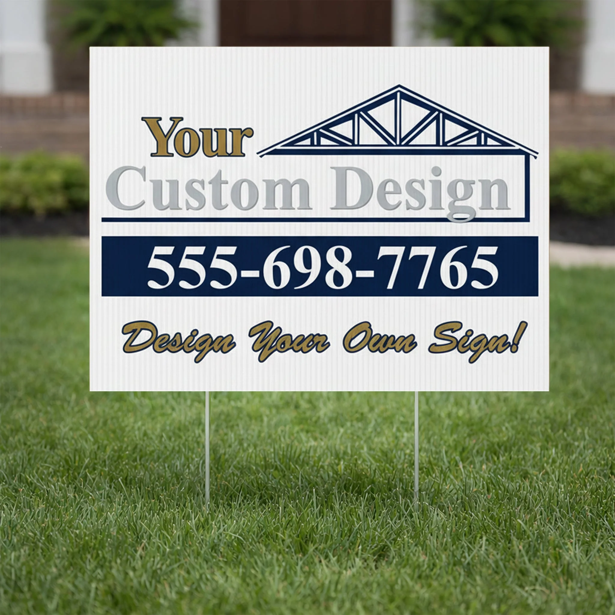 18"x24" Custom Contractor Yard Signs - Image 5
