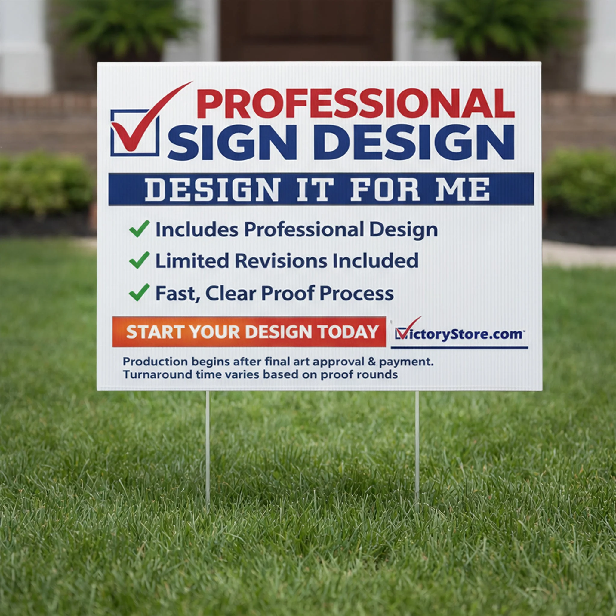 18"x24" Custom Contractor Yard Signs - Image 7