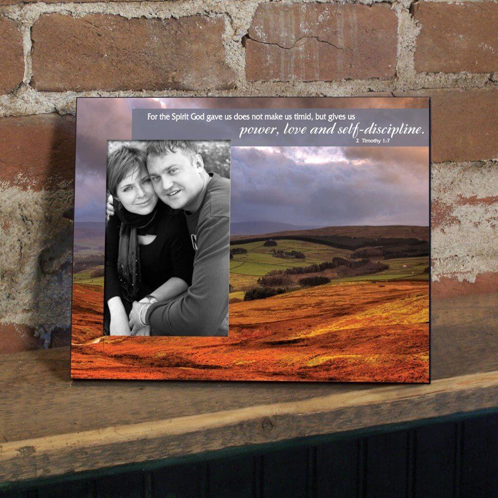 2 Timothy 1:7 Decorative Picture Frame