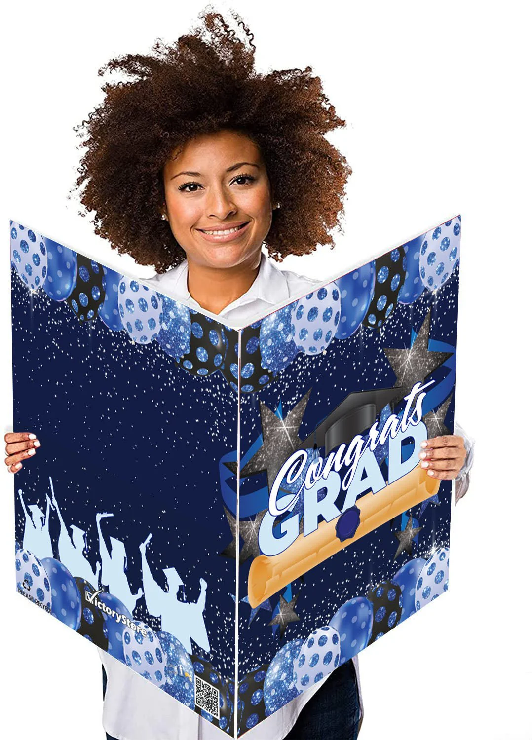 3' Giant Custom Congrats Grad Graduation Greeting Card - Image 7