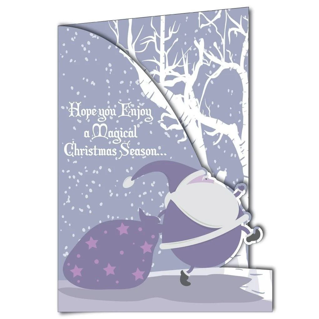 Giant Christmas Card, Santa - Image 2