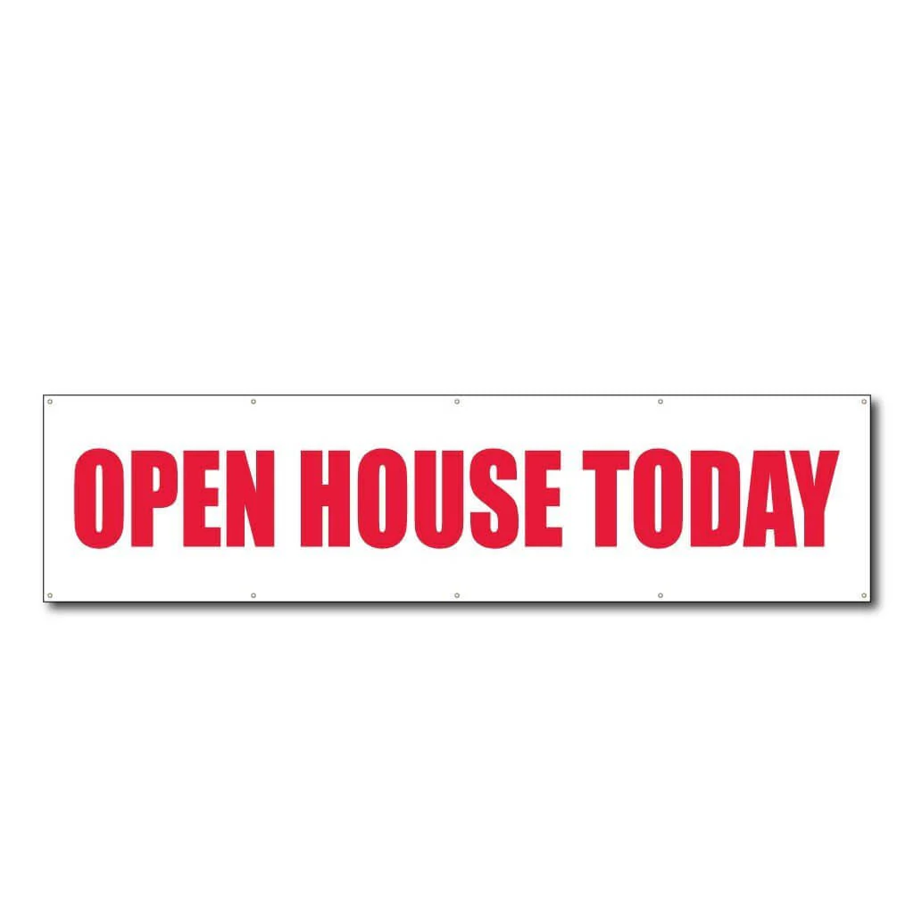 2' x 6' Open House Today Banner - Image 2
