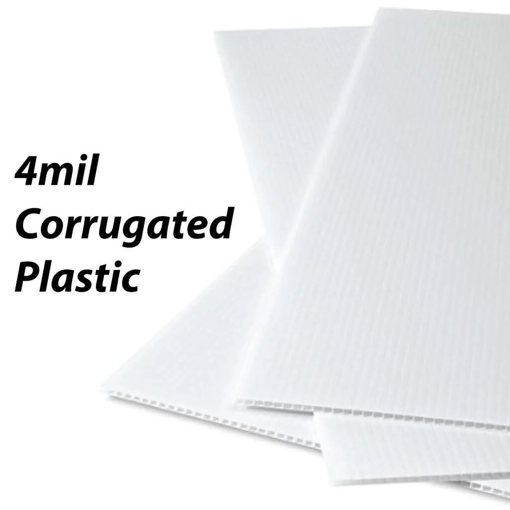 22" Round Corrugated Plastic Yard Sign Blank - Image 4