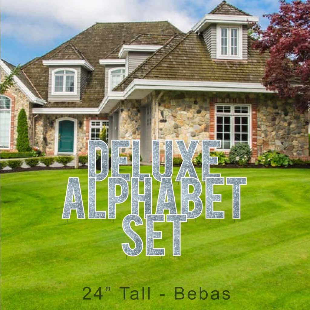 22.75" Bebas Sparkle Deluxe Alphabet Set - 130 pcs - Image 18