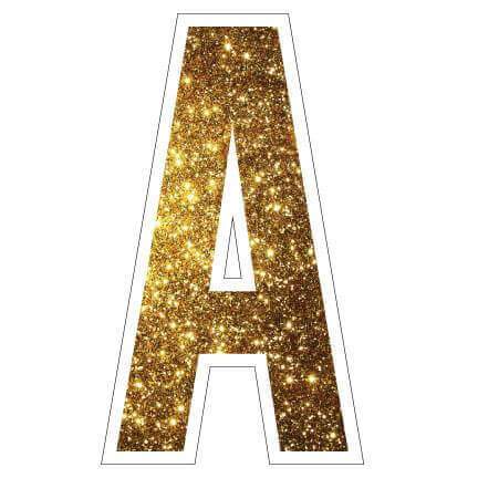 22.75" Bebas Sparkle Deluxe Alphabet Set - 130 pcs - Image 4