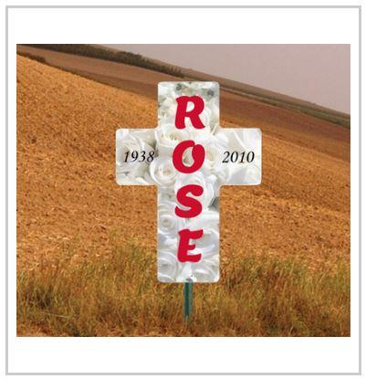 24"x33" Roadside Memorial Cross Sign - Image 13