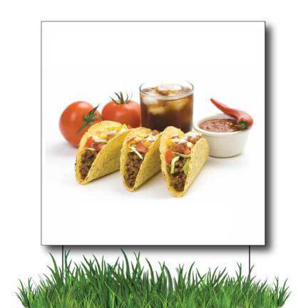 2'x2' Mexican Restaurant Yard Sign #2 - Image 2