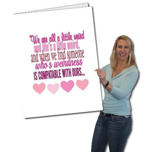 3' Giant Dr. Seuss Quote Birthday Greeting Card