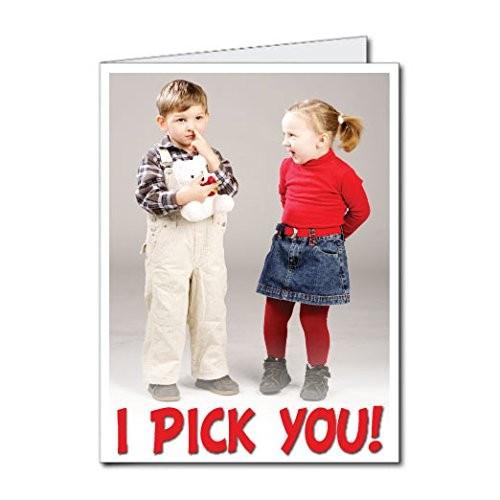 3' Giant Valentine's Day "I Pick You" Greeting Card - Image 2