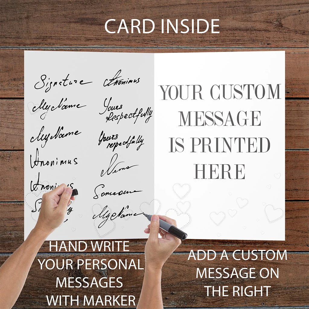 3' Custom Valentine's Day Card | 10 Photos w/ Personalized Inside Text - Image 3