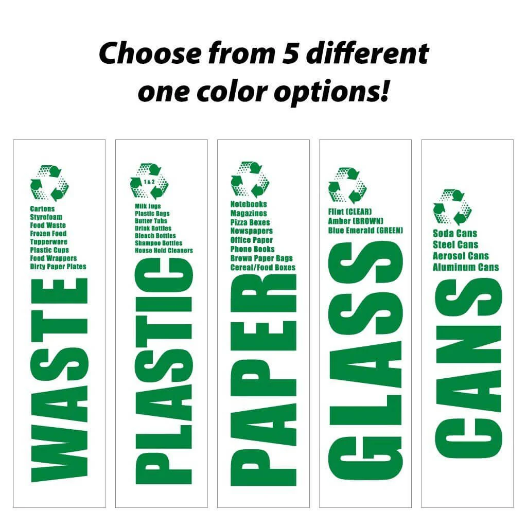3-in-1 Recycle Bin Set – Collapsible Event Recycling Cans - Image 5