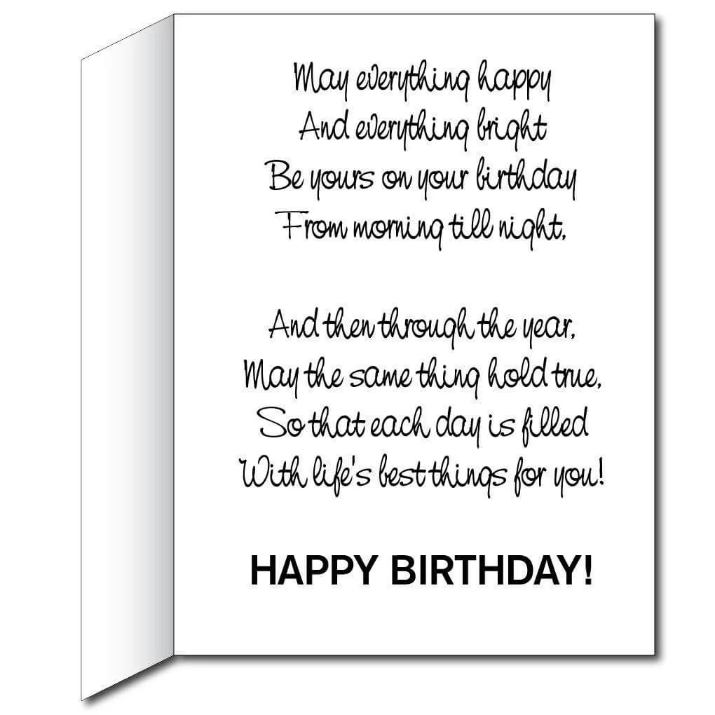 3' Giant Birthday Cake Birthday Greeting Card - Image 3