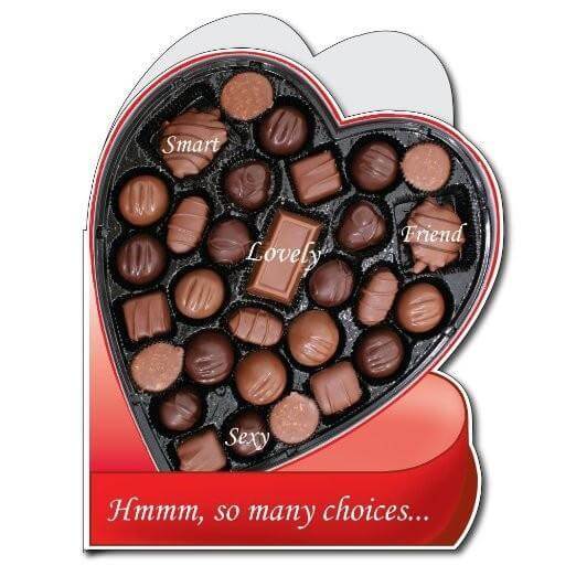 Custom Giant Box of Chocolates Greeting Card - Image 2