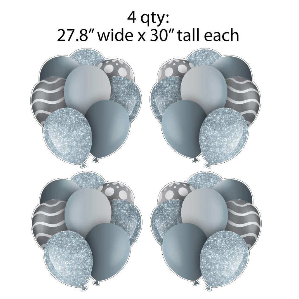 30" Balloon Bouquet Flair | Set of 4 - Image 5