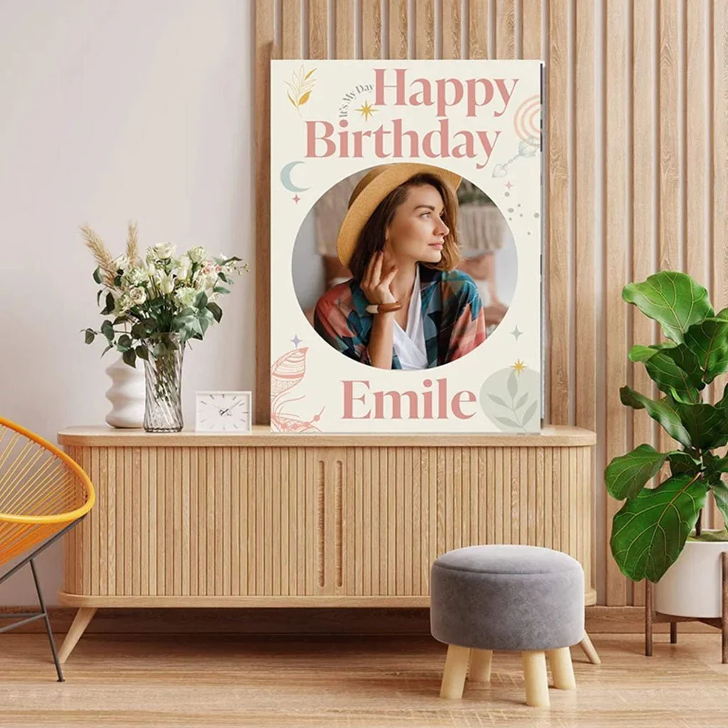 3' Jumbo Custom BOHO Birthday Card - Image 5