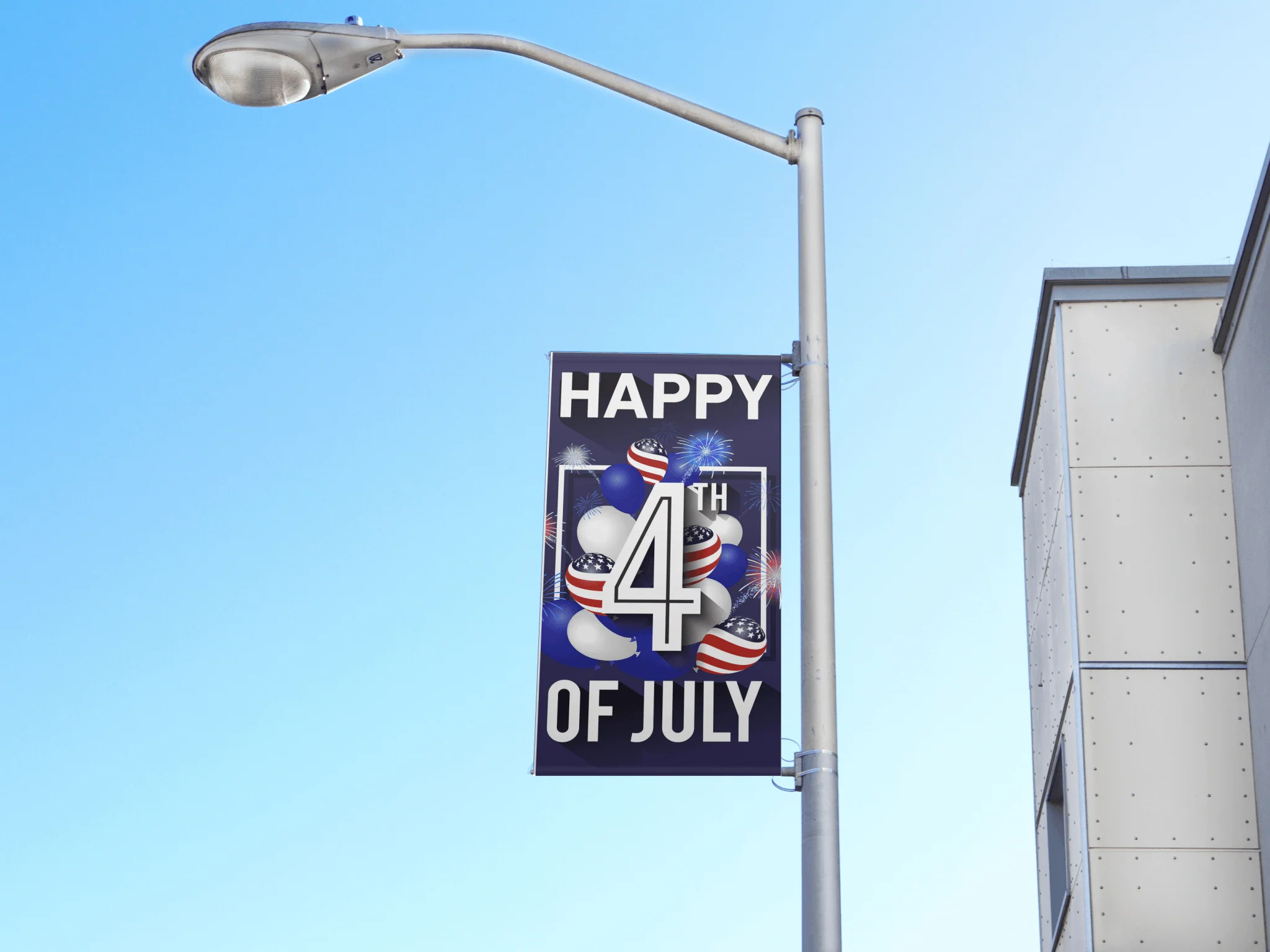 18"x36" 4th of July Pole Banner - Image 3