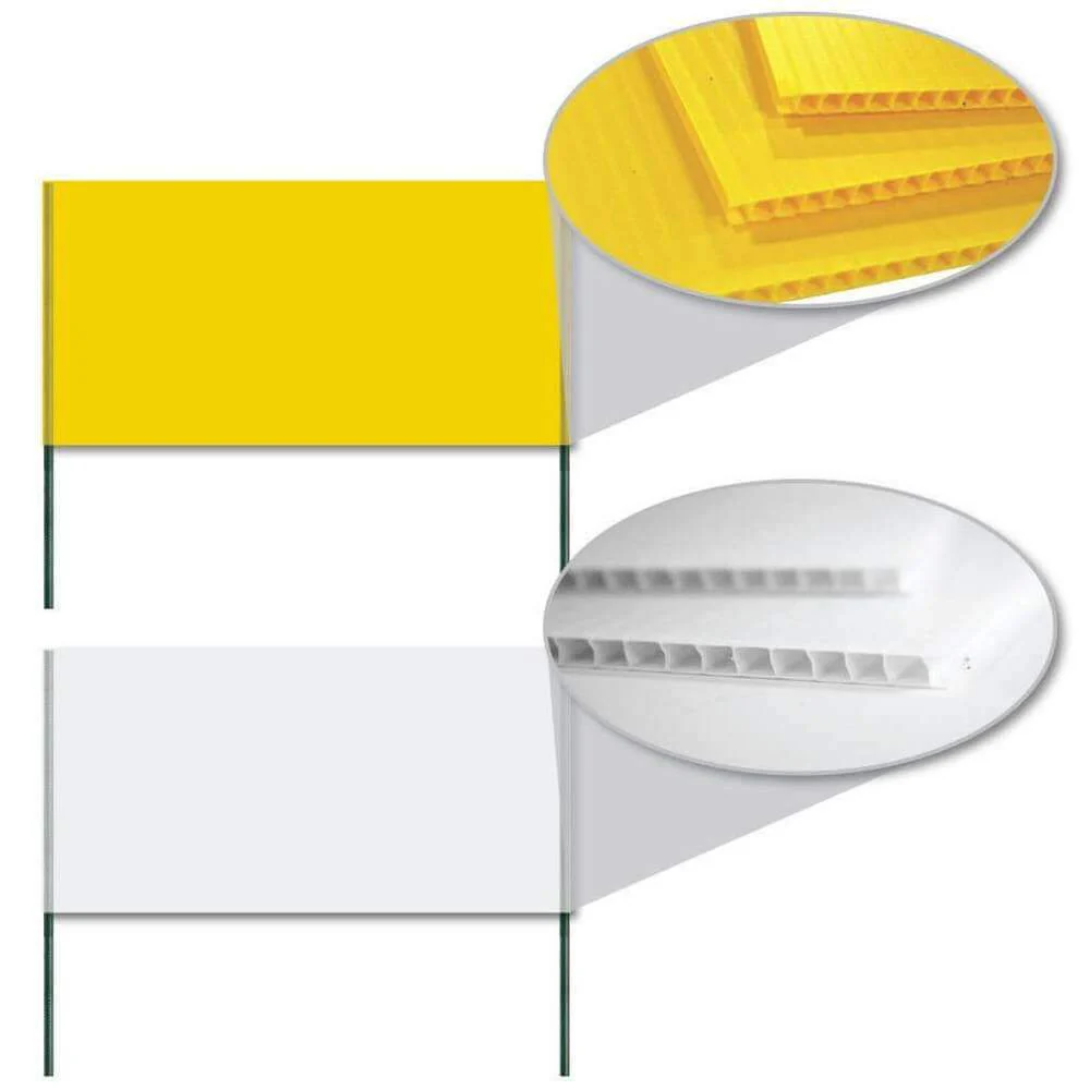 4'x8' 4mm Corrugated Plastic Blank Yard Signs