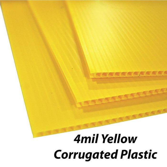 4'x8' 4mm Corrugated Plastic Blank Yard Signs - Image 5
