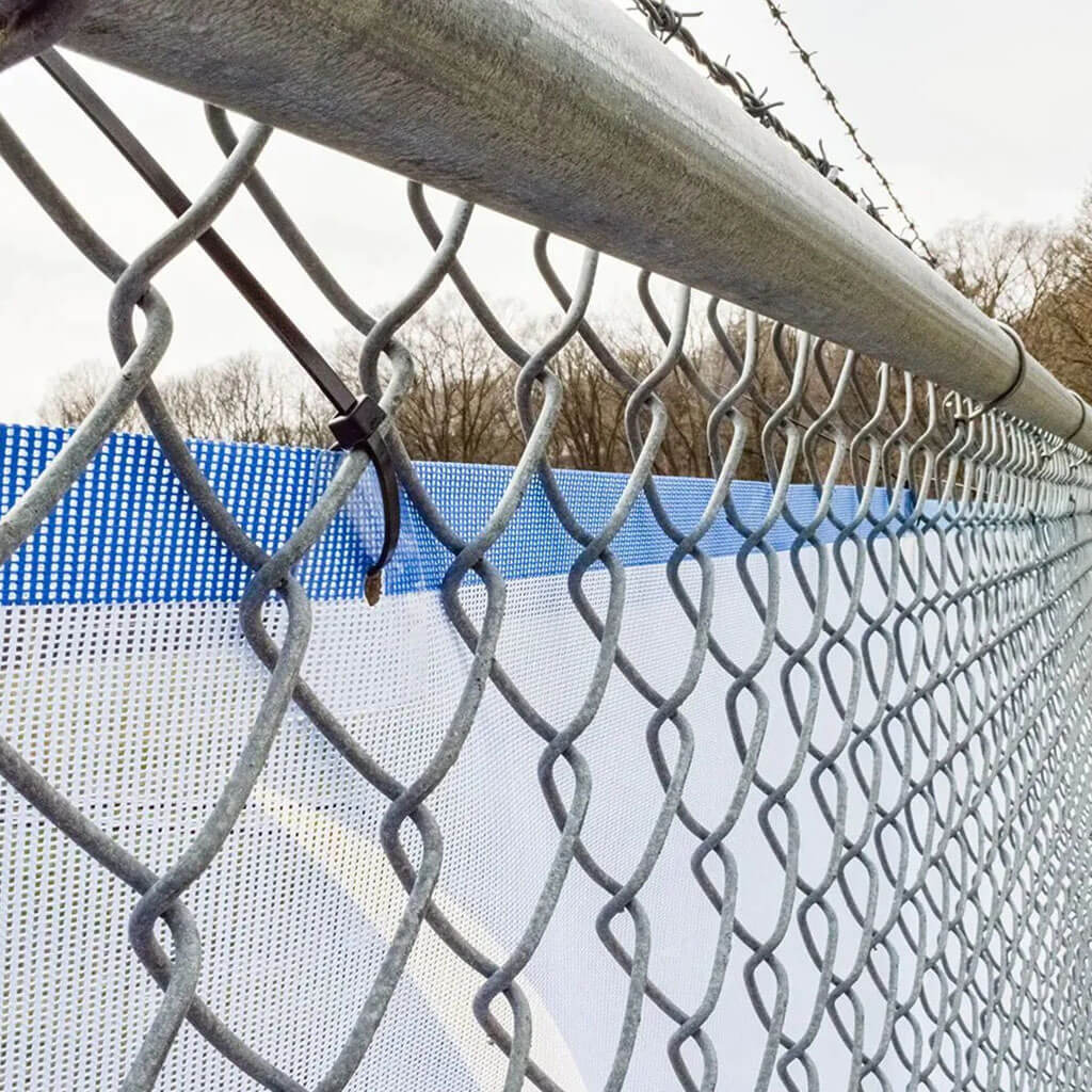5'x50' Custom Logo Mesh Fence Wrap - Image 7