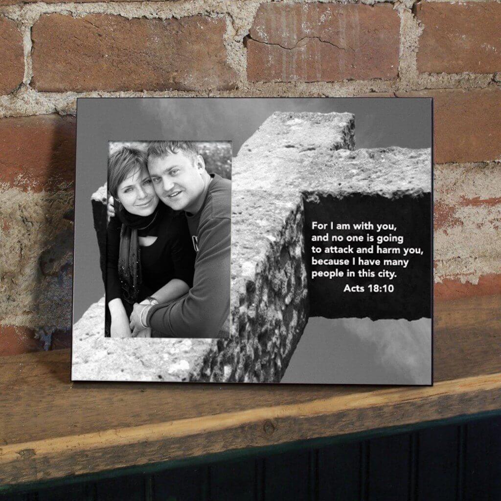 Acts 18:10 Decorative Picture Frame
