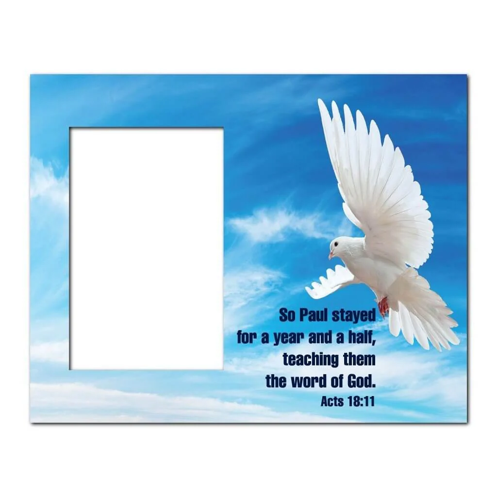 Acts 18:11 Decorative Picture Frame - Image 2