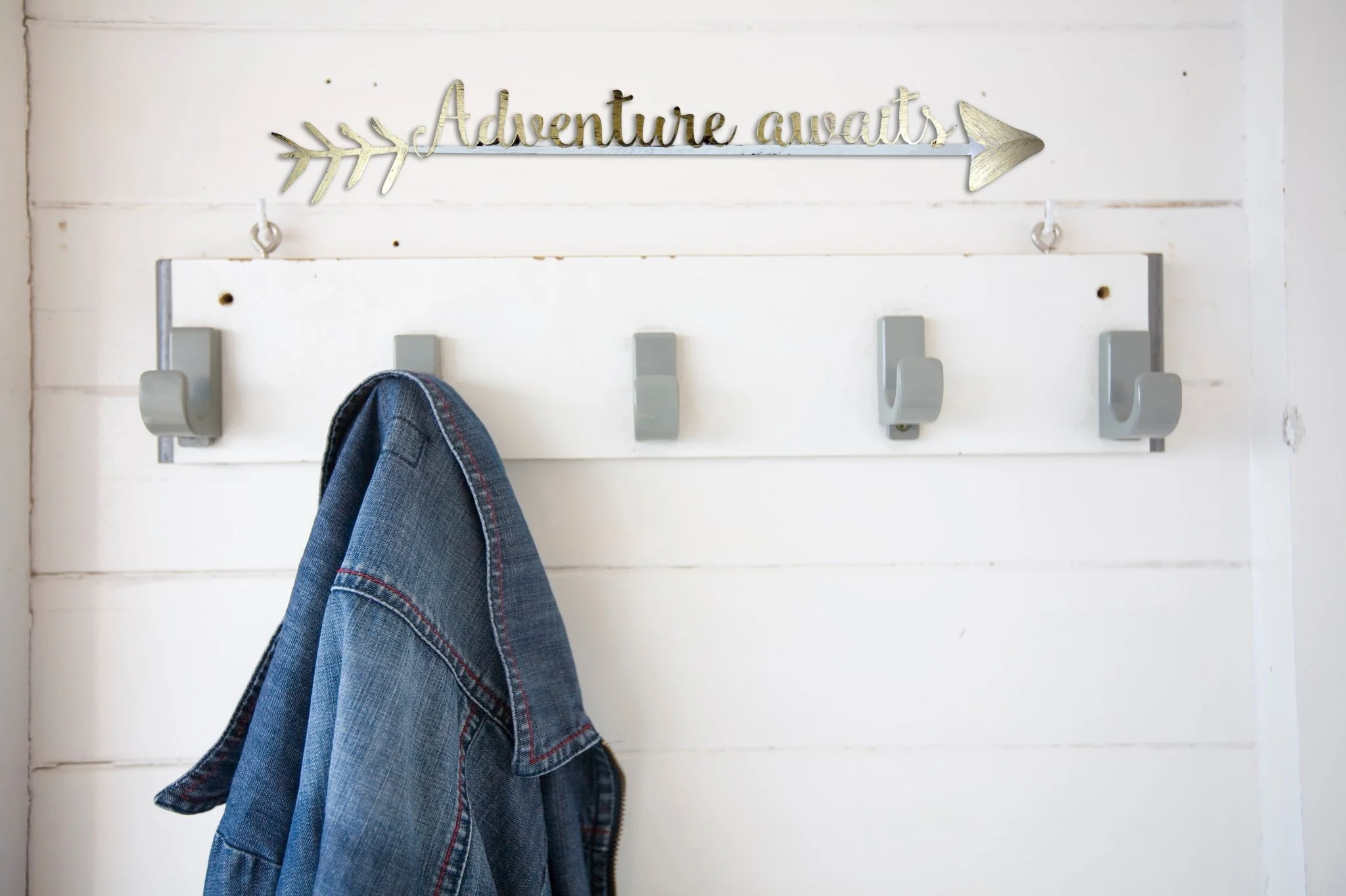 Adventure Awaits Hand Painted Wall Word Art - Image 5
