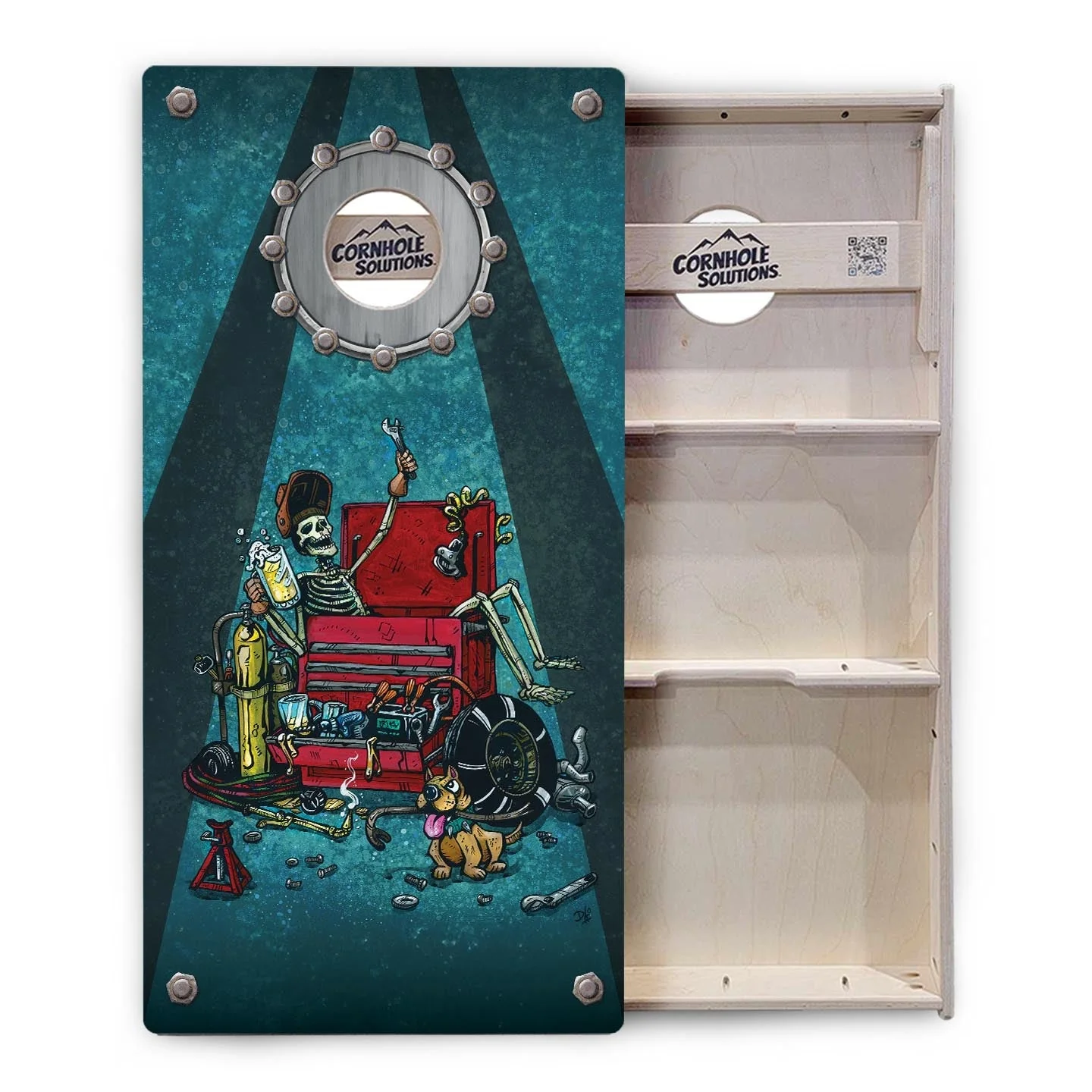 Artist Series Cornhole Boards - Professional Tournament Series - Garage Life - Image 4