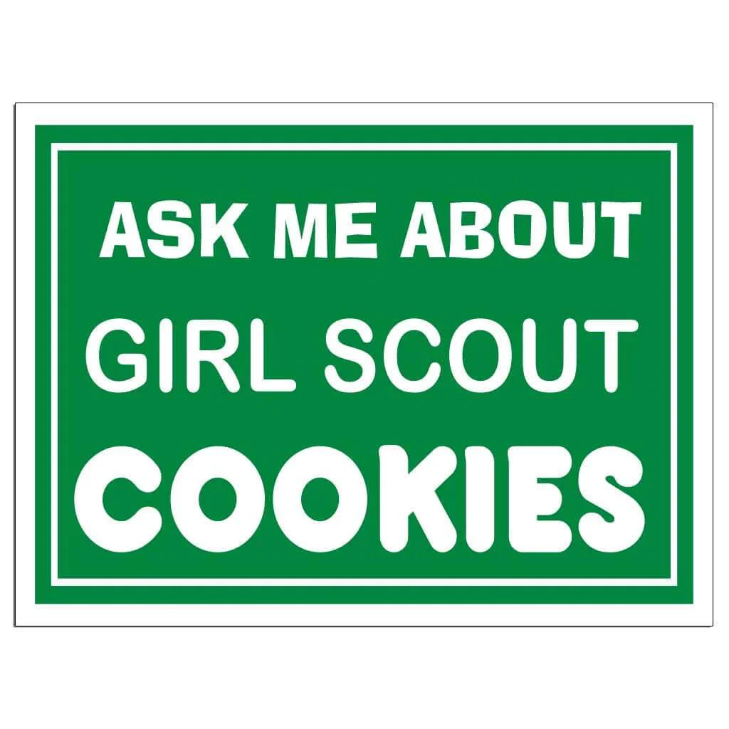 Ask Me About Girl Scout Cookies Car Door Magnet Set - Image 3