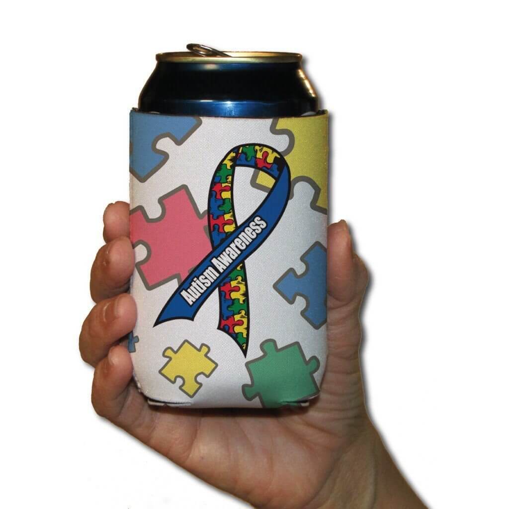 Autism Awareness Can Cooler Set - Image 3