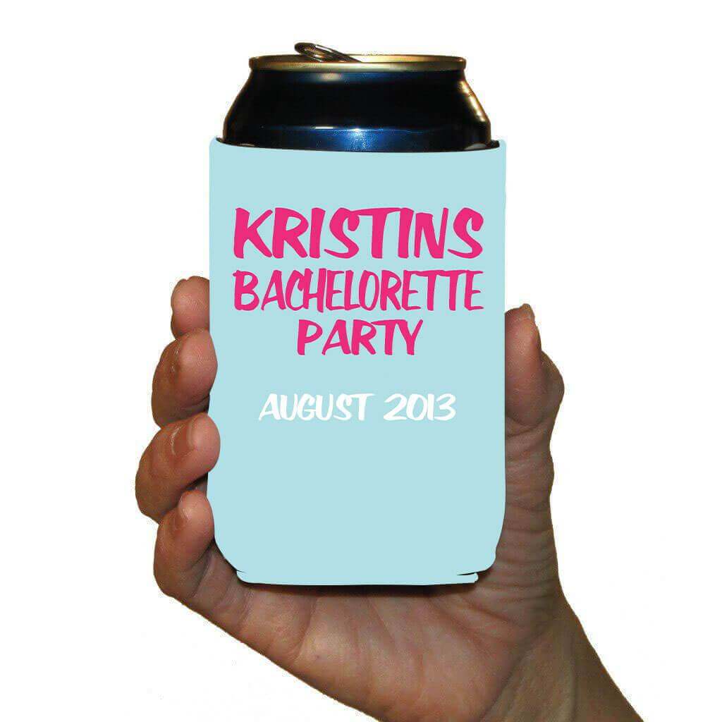 Bach & Boozy Bachelorette Party Custom Can Cooler Set - Image 4