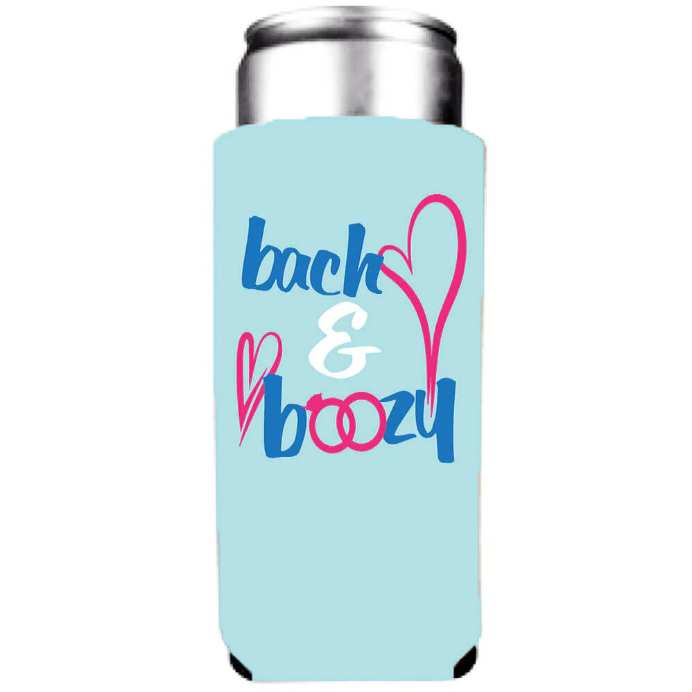 Bach & Boozy Bachelorette Party Custom Can Cooler Set - Image 5