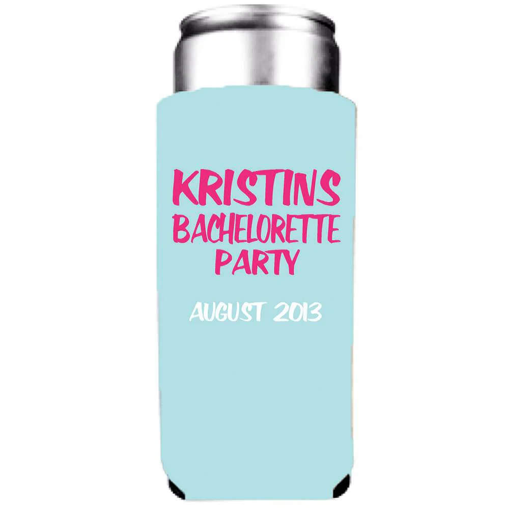 Bach & Boozy Bachelorette Party Custom Can Cooler Set - Image 6