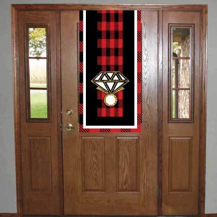Flannel Fling Before The Ring Door Banner - Image 2