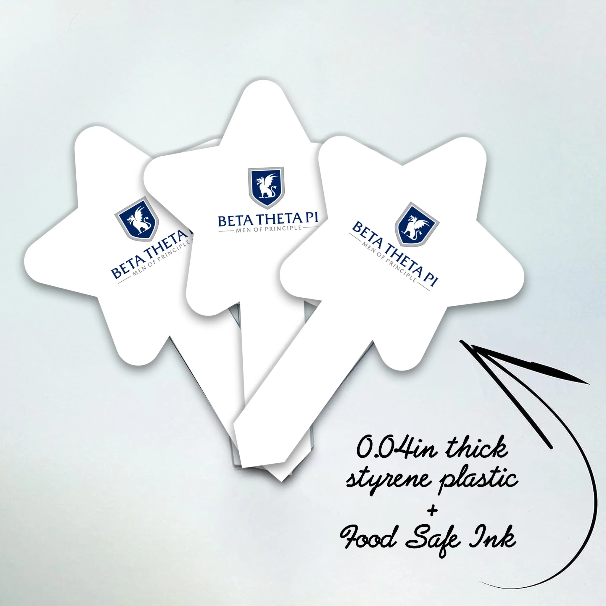 Beta Theta Pi Cupcake Toppers - Image 2