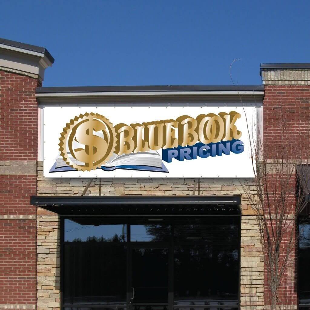Blue Book Pricing Vinyl Banner - Image 4