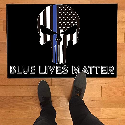 Blue Lives Matter Doormat