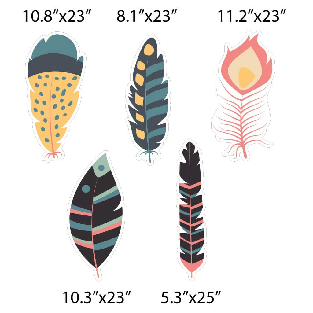Boho Themed Stay Wild Yard Card 12 pc set - Image 5