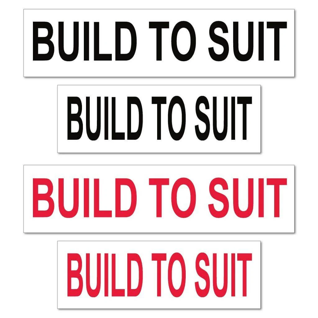 Build to Suit Real Estate Yard Sign Rider Set - Image 3