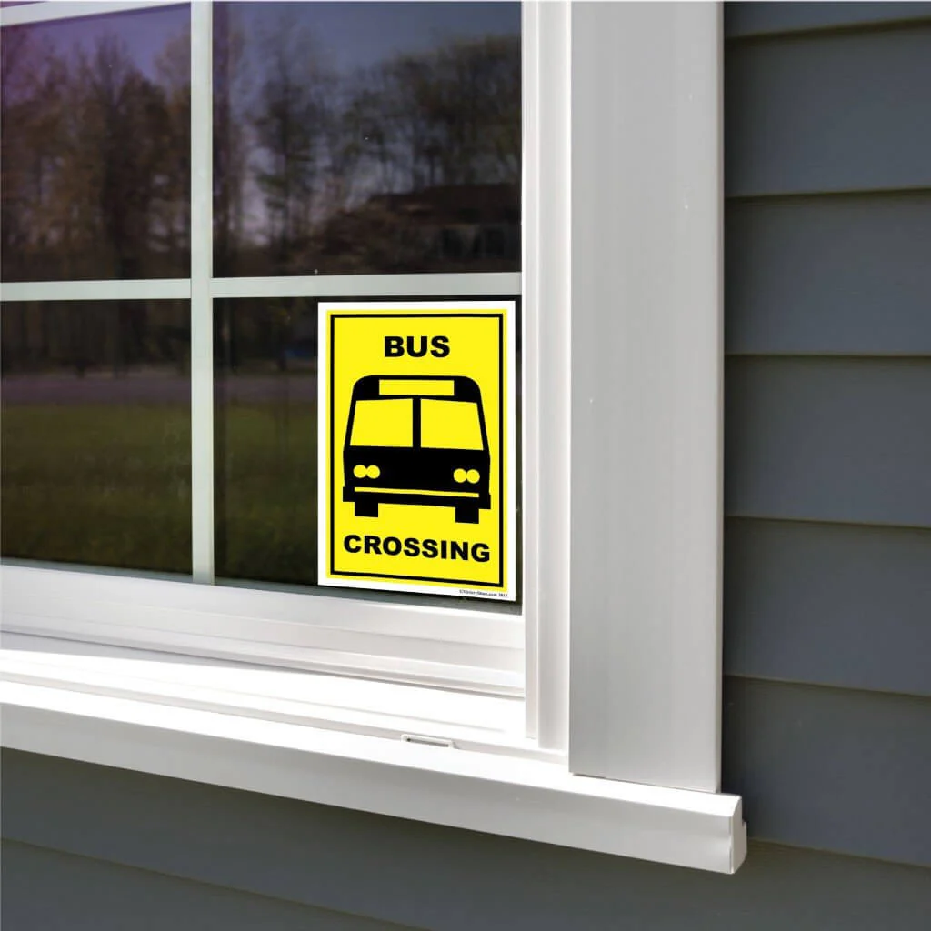 Bus Crossing Sign or Sticker - Image 8