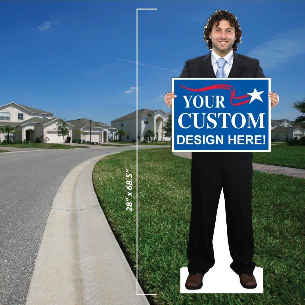 Life Size Stand Up Cutout | Business Man - Image 3