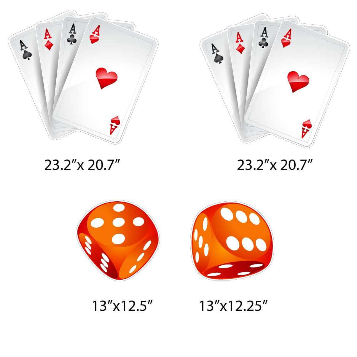 Casino Night Event Yard Decorations – Casino Themed Yard Card Set for Vegas Party, Poker Night & Game Night Yard Decor - Image 3
