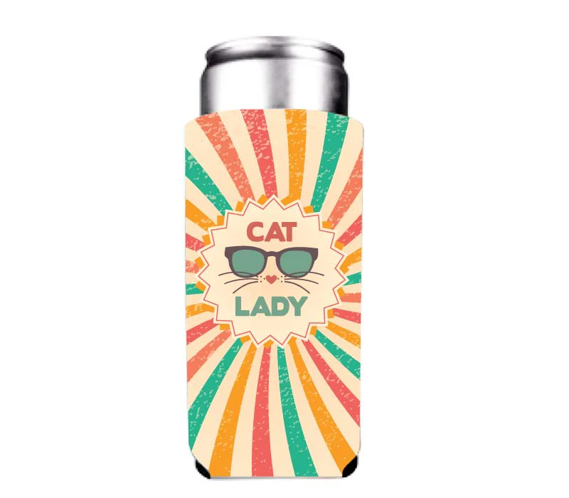 Cat Lady Coffee Mug & Can Cooler Gift Set - Image 5