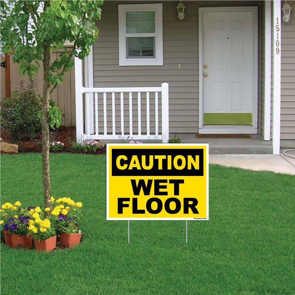 Caution Wet Floor Sign or Sticker - Image 8