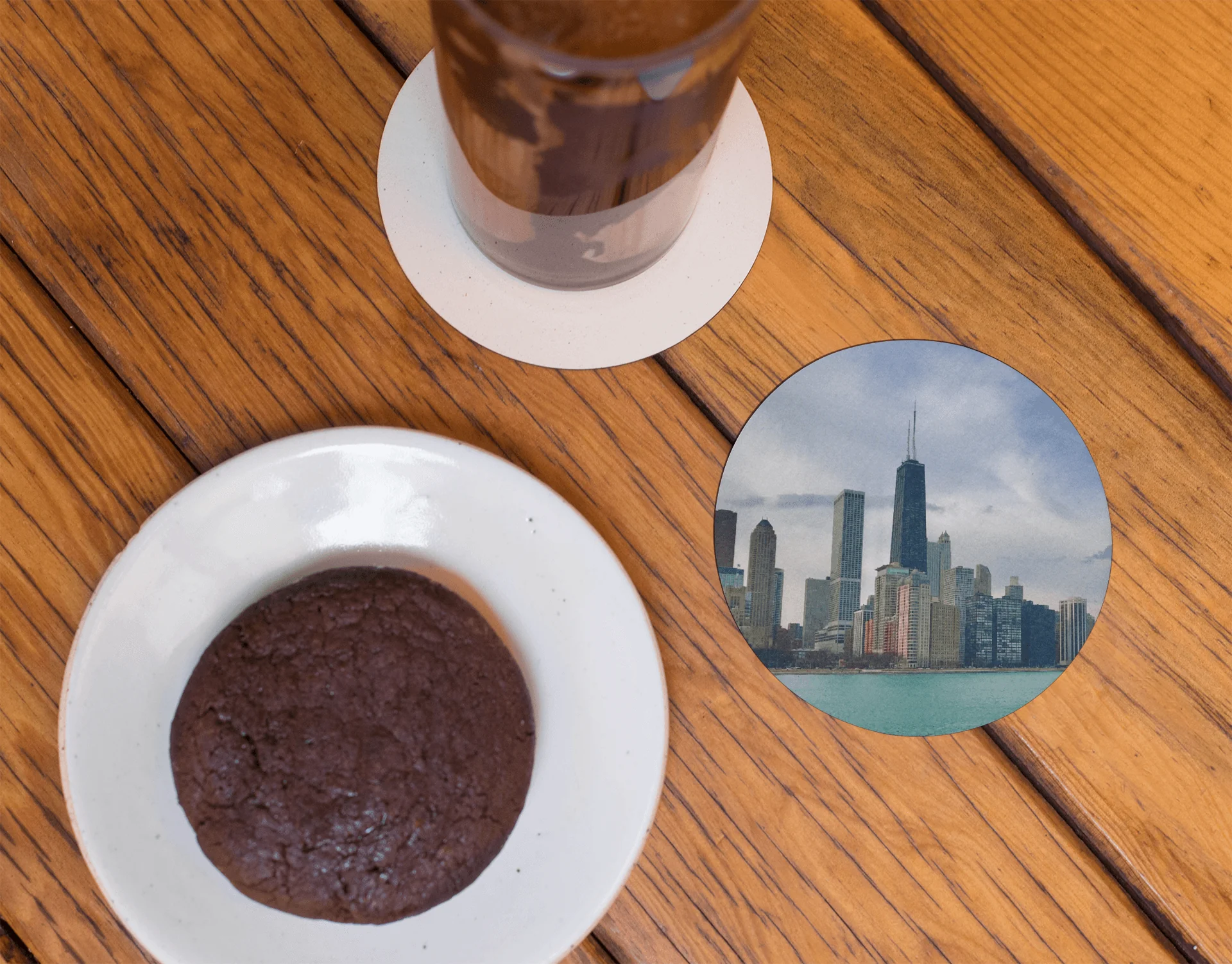 Chicago Skyline Mug & Coaster Gift Pack - Image 3